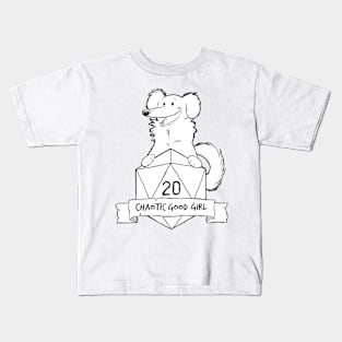 Chaotic Good Girl Kids T-Shirt